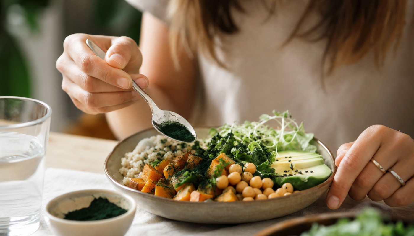 L’art d’intégrer la spiruline dans une assiette équilibrée